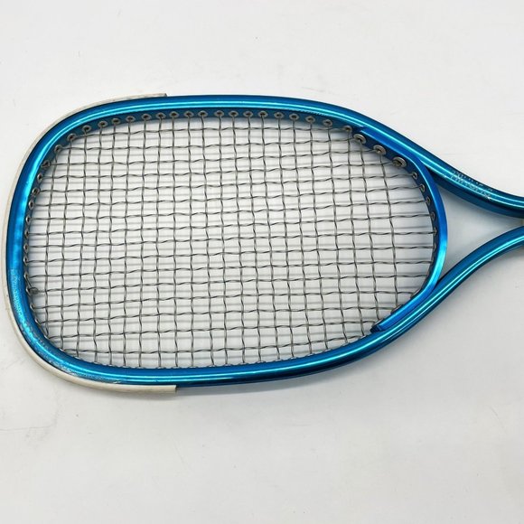 Vtg Dunill NARA DXL-120 Powerized Construction 19"x7.5" Blue Racquetball Racket - Picture 4 of 9